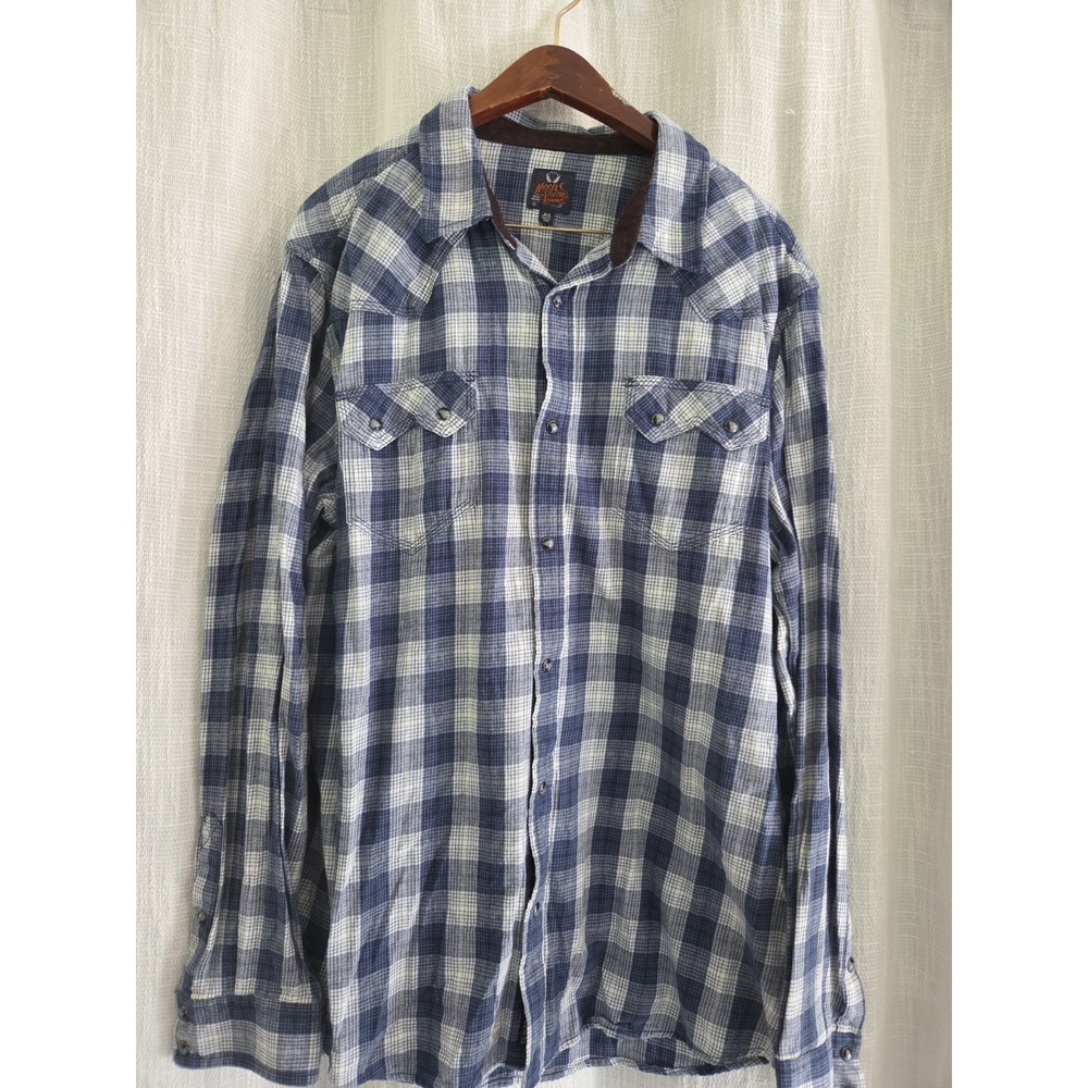 Moon Shine Spirit By Brad Paisley Men's XL Long Sleeve Pearl Snap Shirt Country